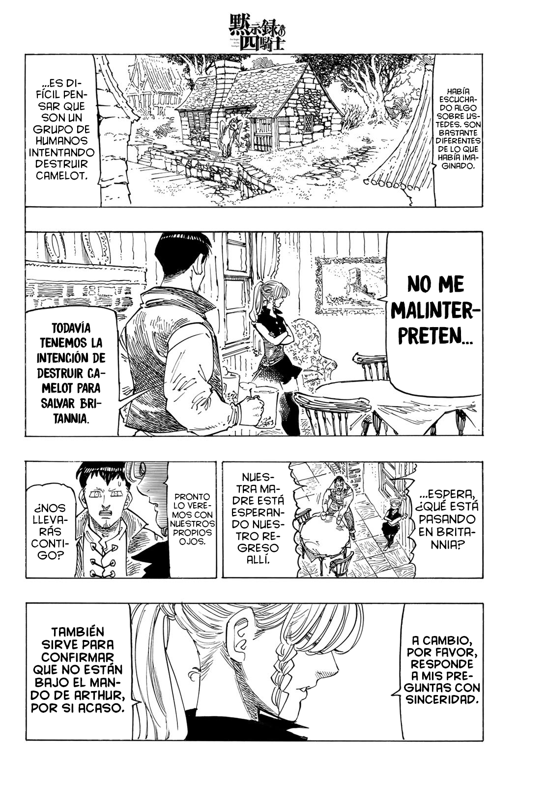 Mokushiroku no Yonkishi capítulo 132 página 4