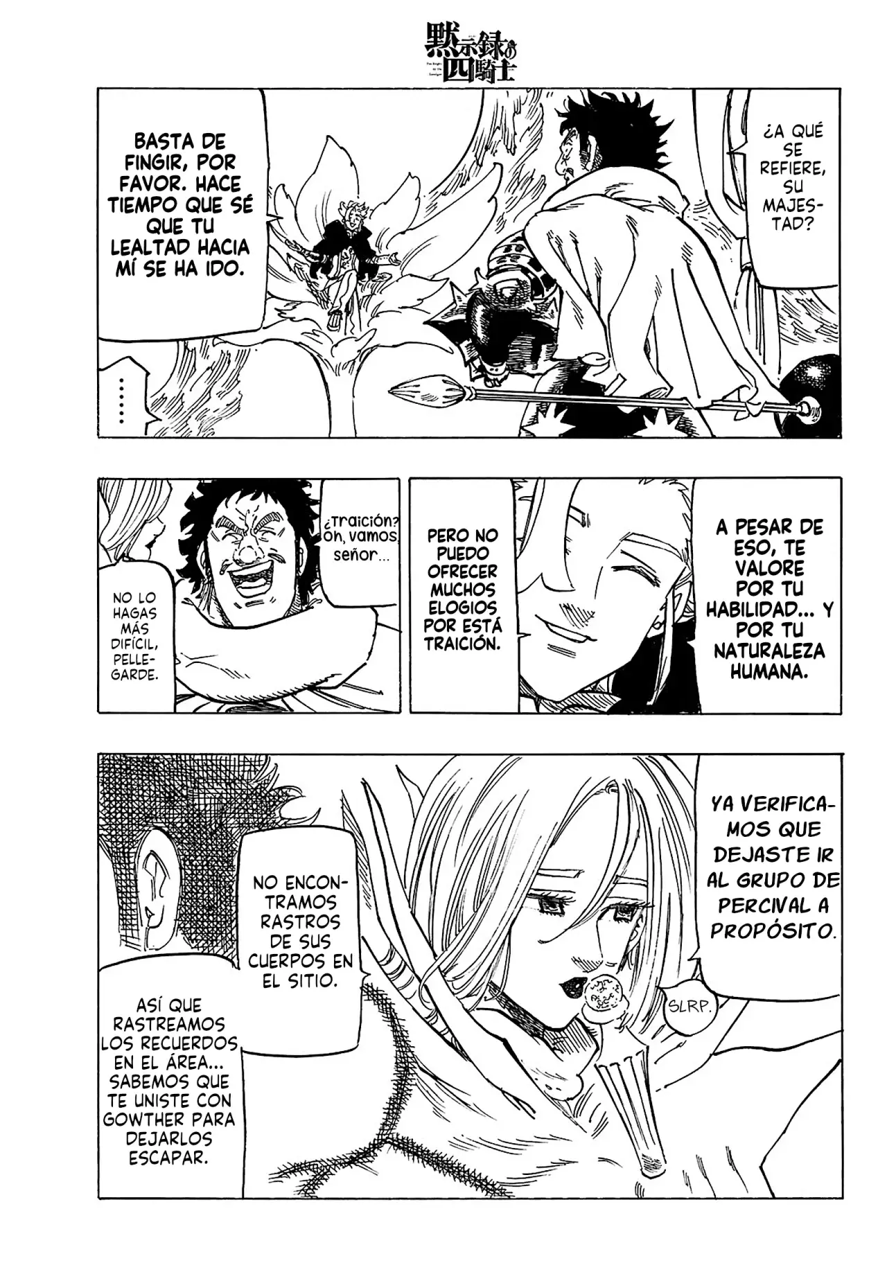 Mokushiroku no Yonkishi capítulo 154 página 12