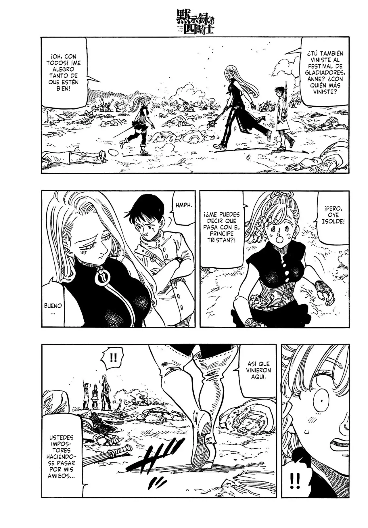 Mokushiroku no Yonkishi capítulo 164 página 3