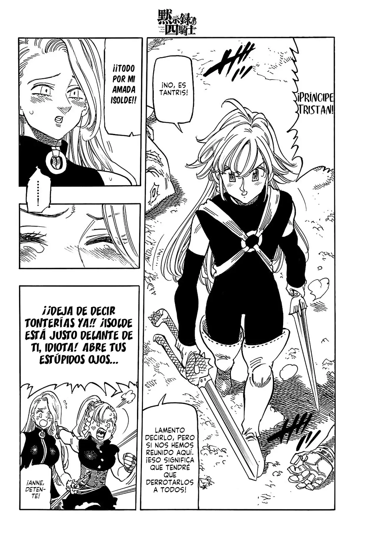 Mokushiroku no Yonkishi capítulo 164 página 4