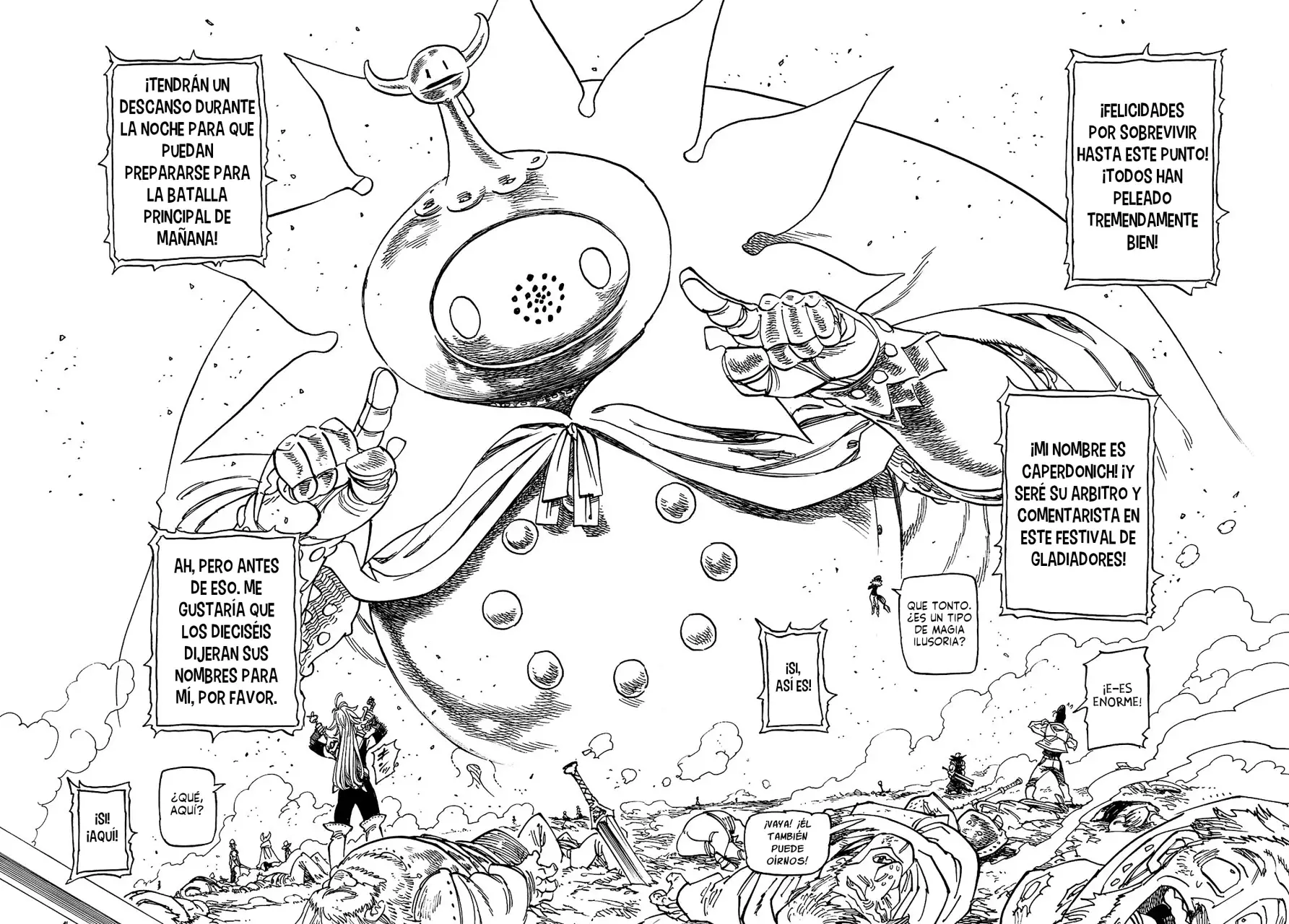 Mokushiroku no Yonkishi capítulo 165 página 3