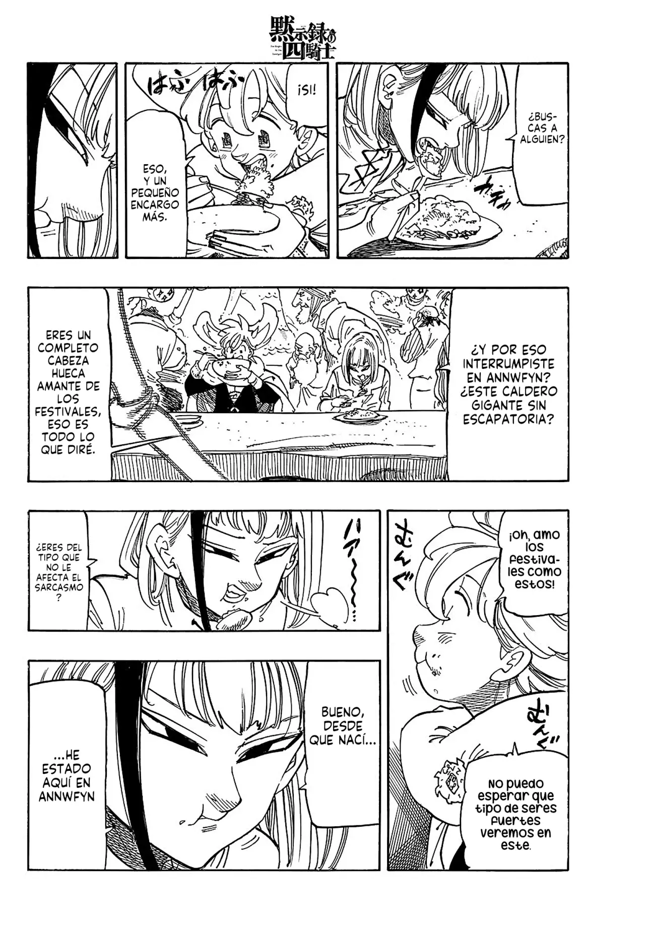 Mokushiroku no Yonkishi capítulo 166 página 5