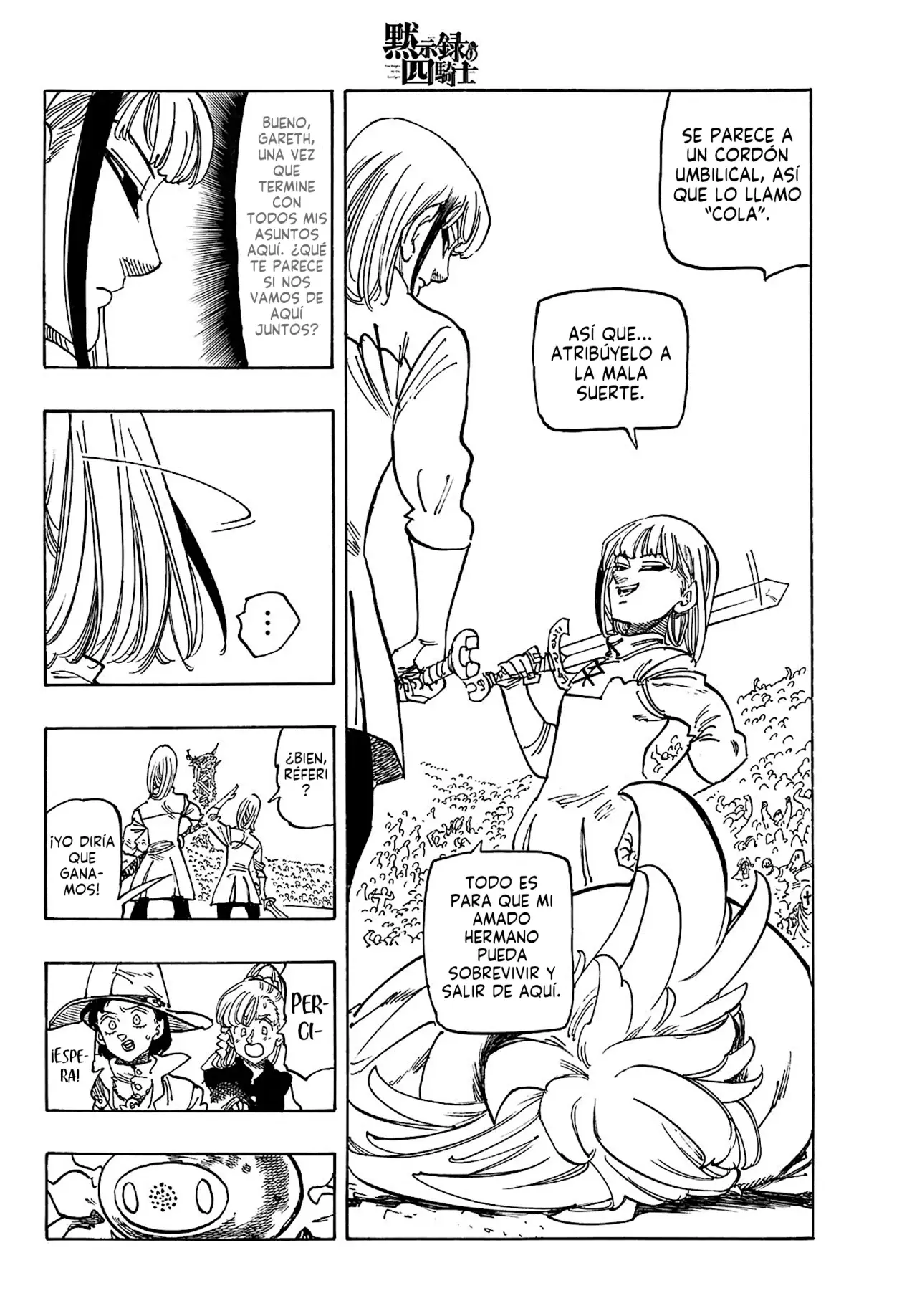 Mokushiroku no Yonkishi capítulo 168 página 14