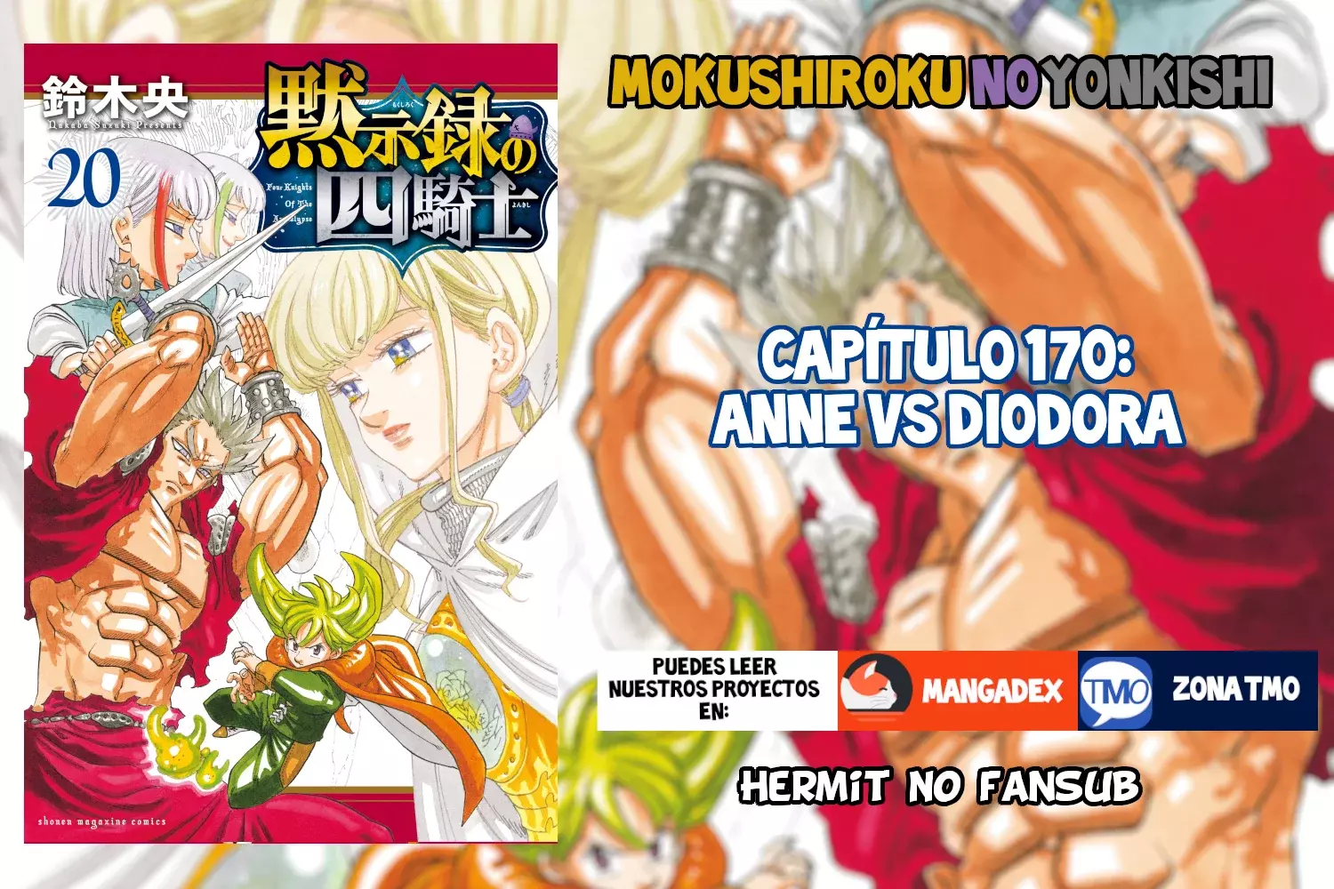 Mokushiroku no Yonkishi capítulo 170 página 1