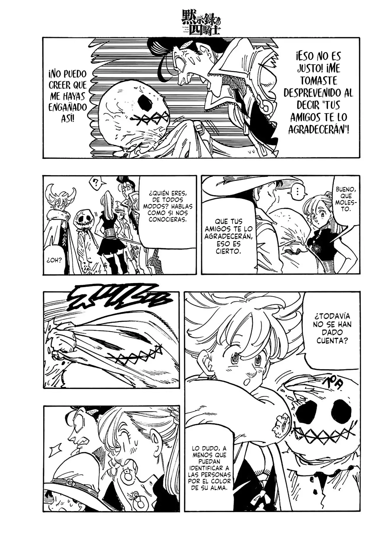 Mokushiroku no Yonkishi capítulo 170 página 4