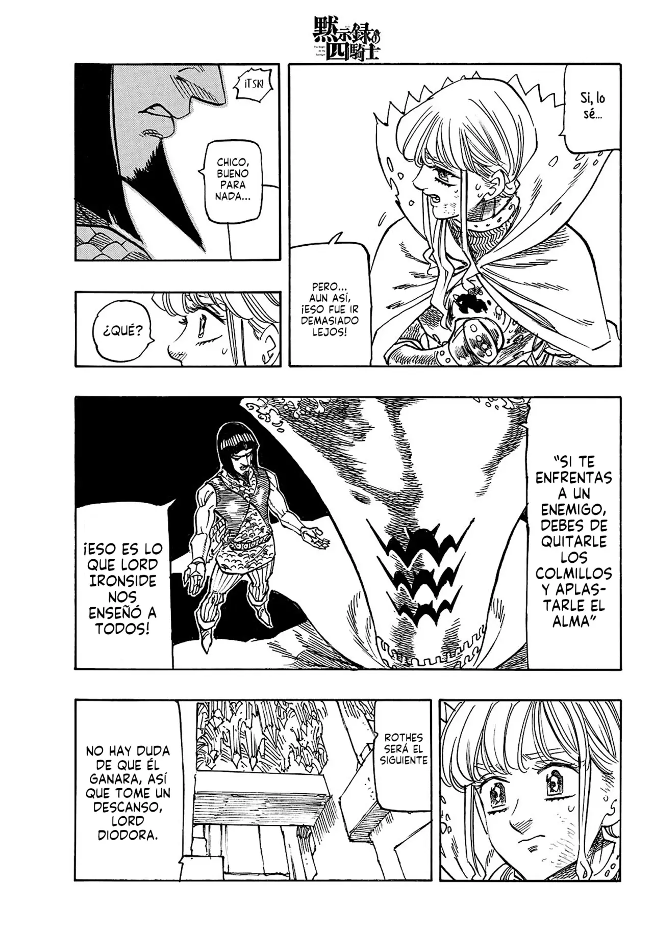 Mokushiroku no Yonkishi capítulo 172 página 8