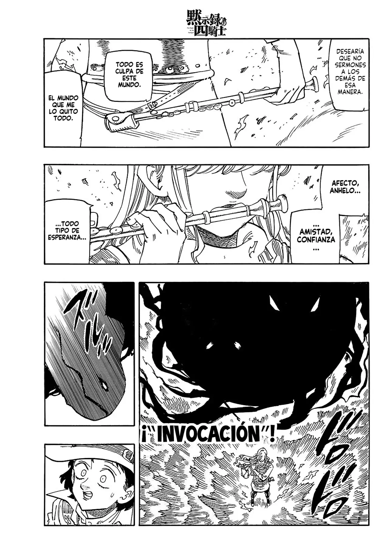 Mokushiroku no Yonkishi capítulo 186 página 14