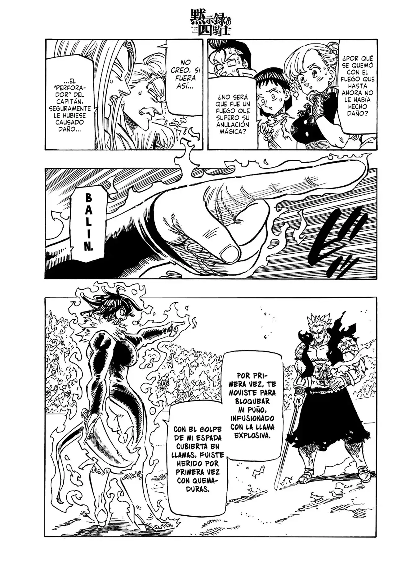 Mokushiroku no Yonkishi capítulo 192 página 8