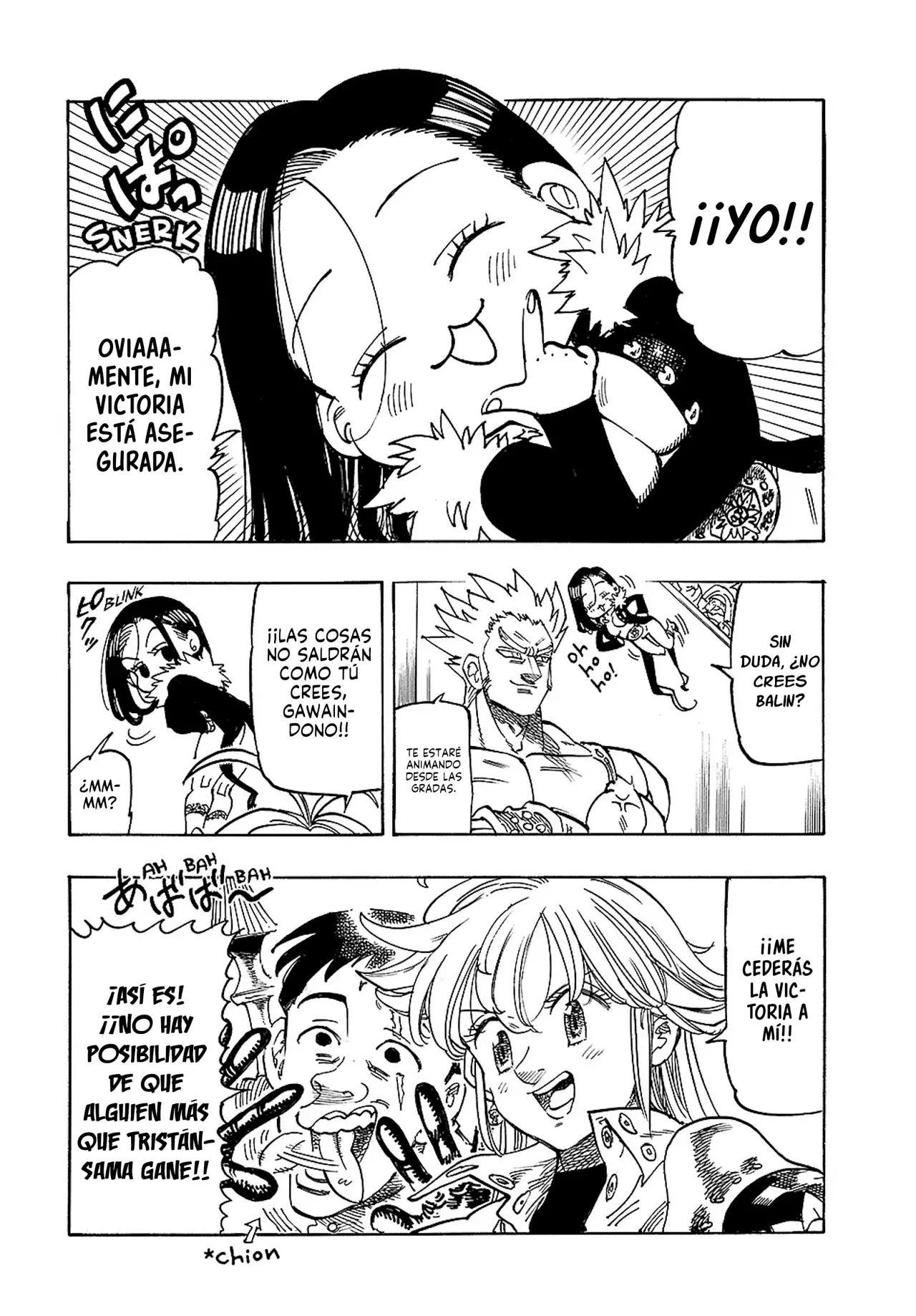 Mokushiroku no Yonkishi capítulo 198 página 4