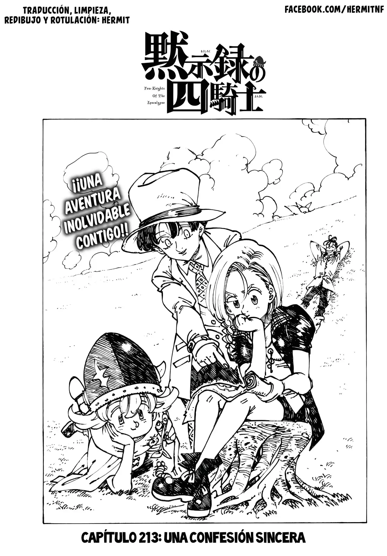 Mokushiroku no Yonkishi capítulo 213 página 2