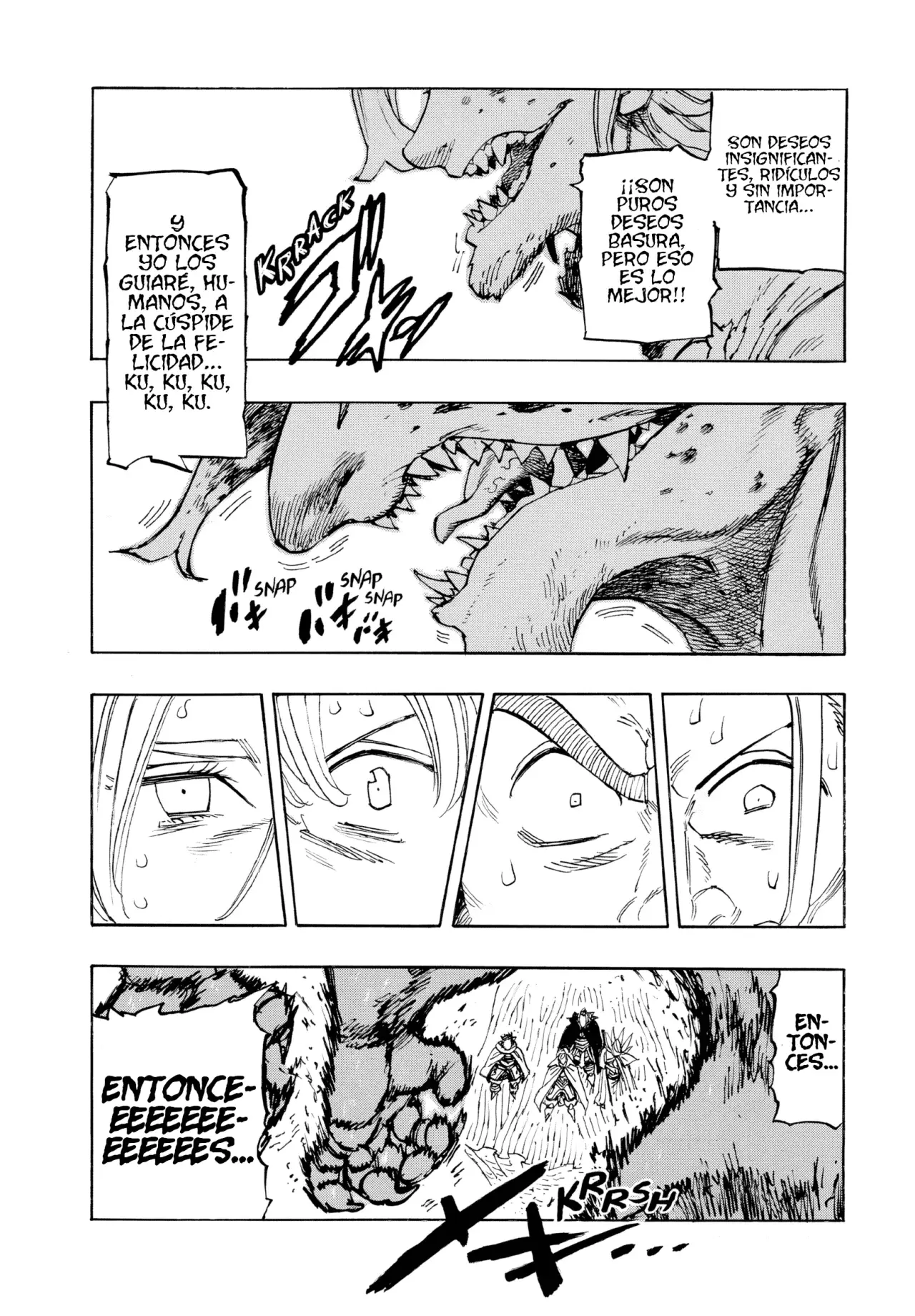 Mokushiroku no Yonkishi capítulo 217 página 16