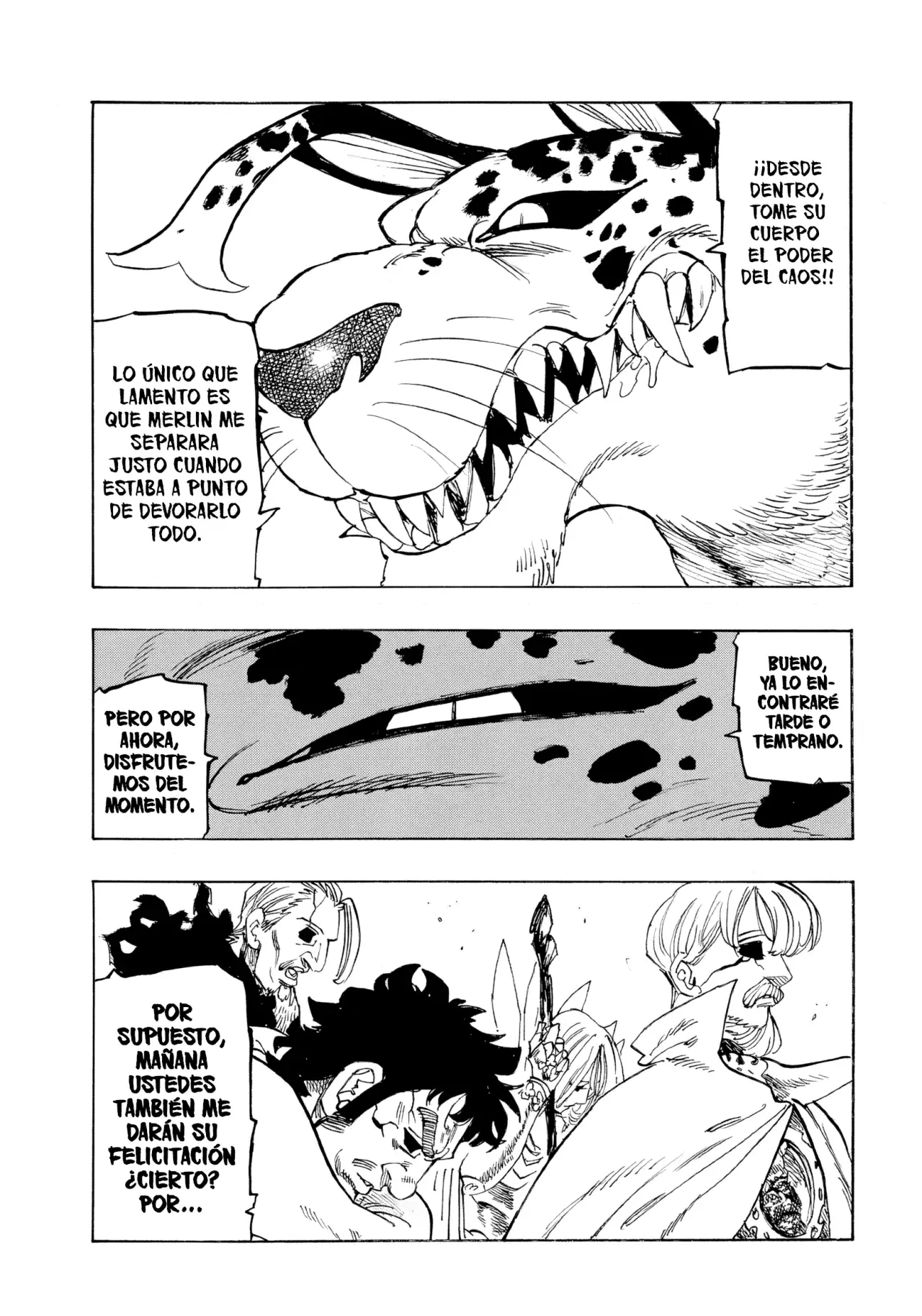 Mokushiroku no Yonkishi capítulo 217 página 19
