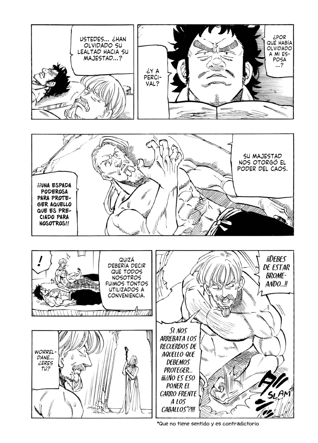 Mokushiroku no Yonkishi capítulo 217 página 4