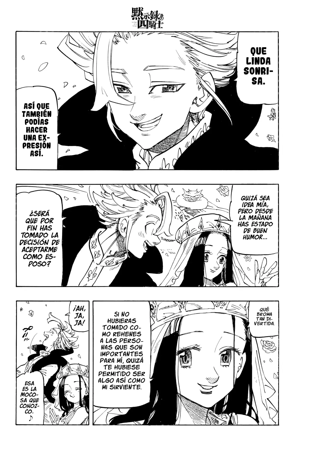 Mokushiroku no Yonkishi capítulo 218 página 8
