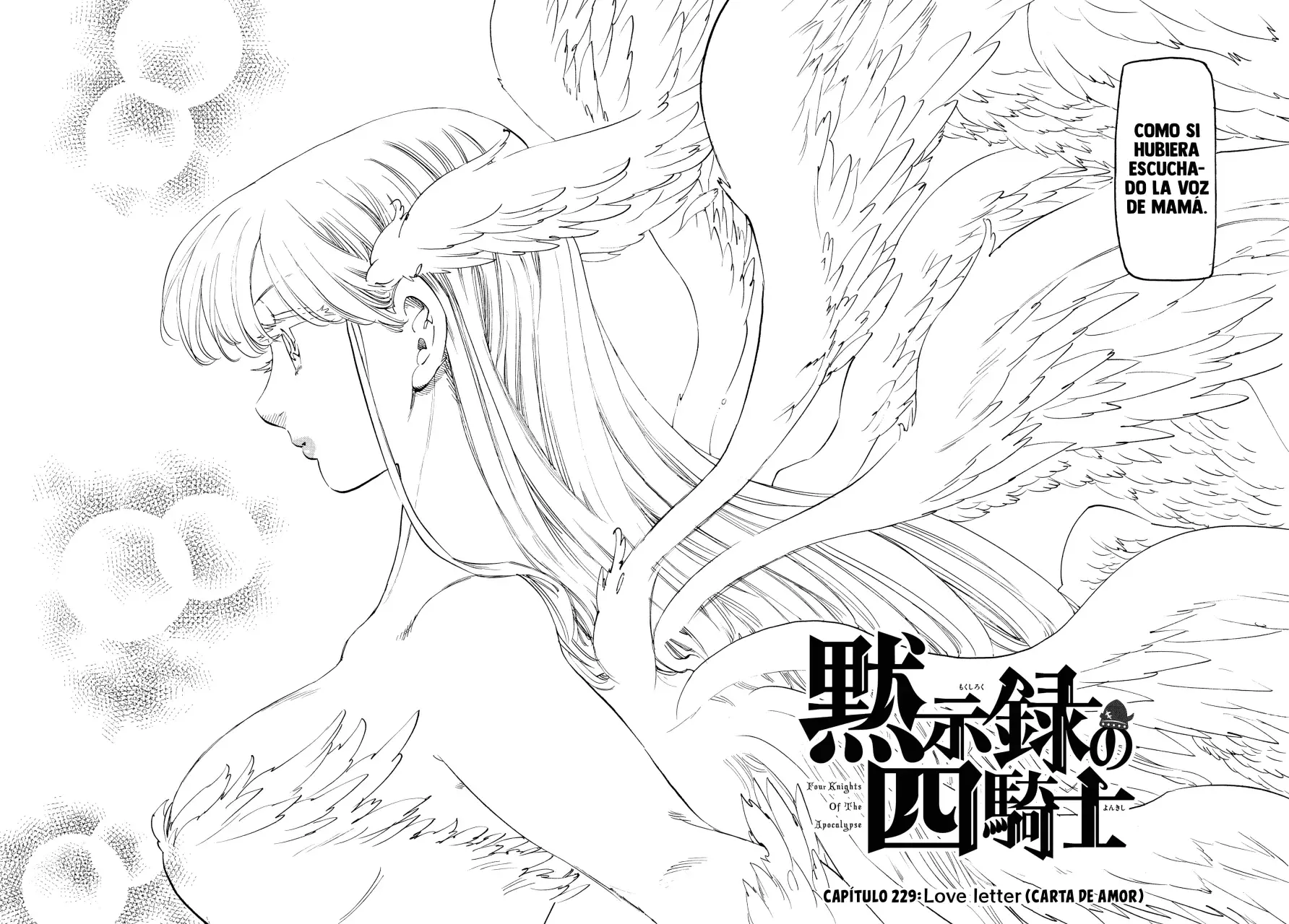 Mokushiroku no Yonkishi capítulo 229 página 4
