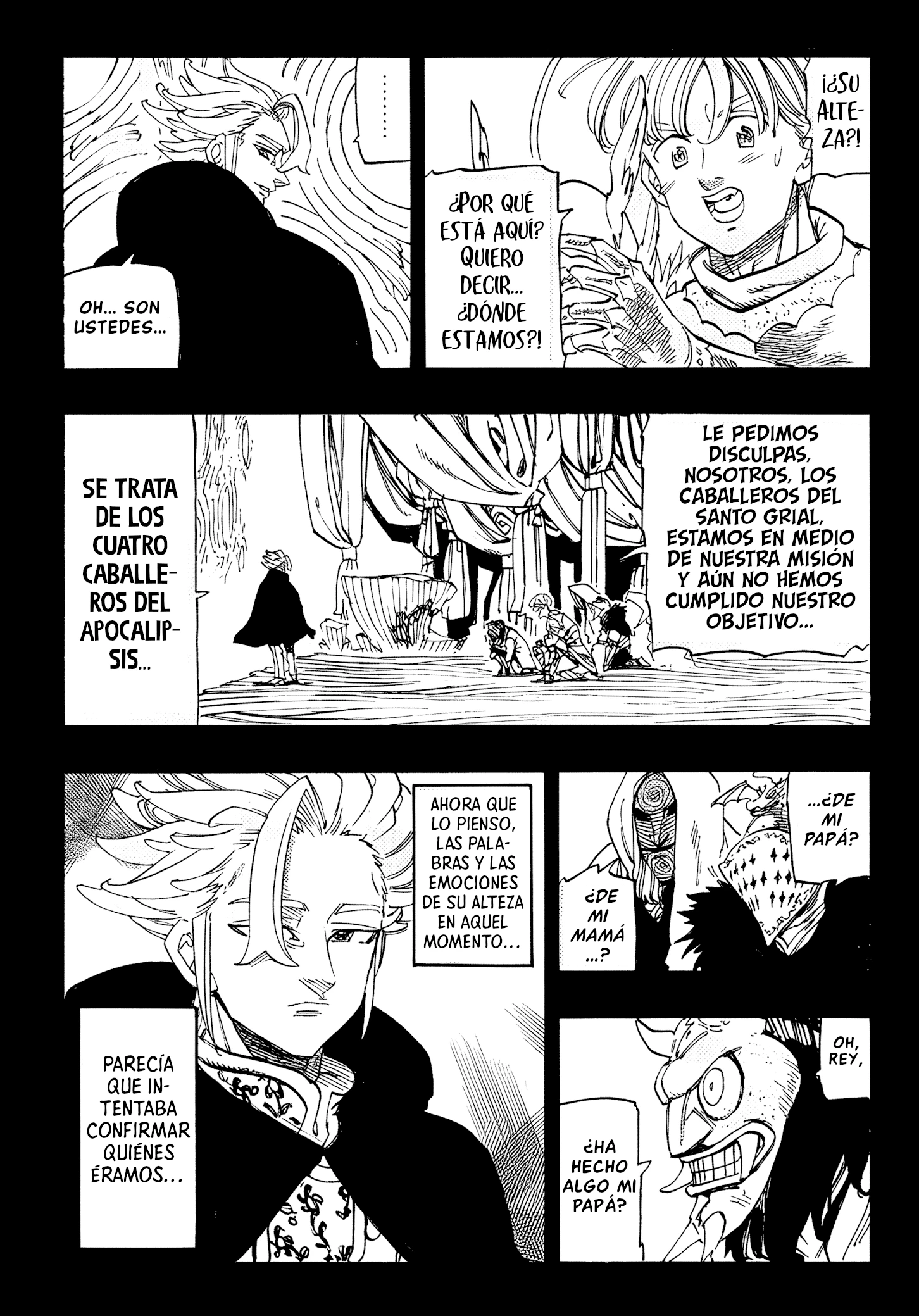 Mokushiroku no Yonkishi capítulo 246 página 3