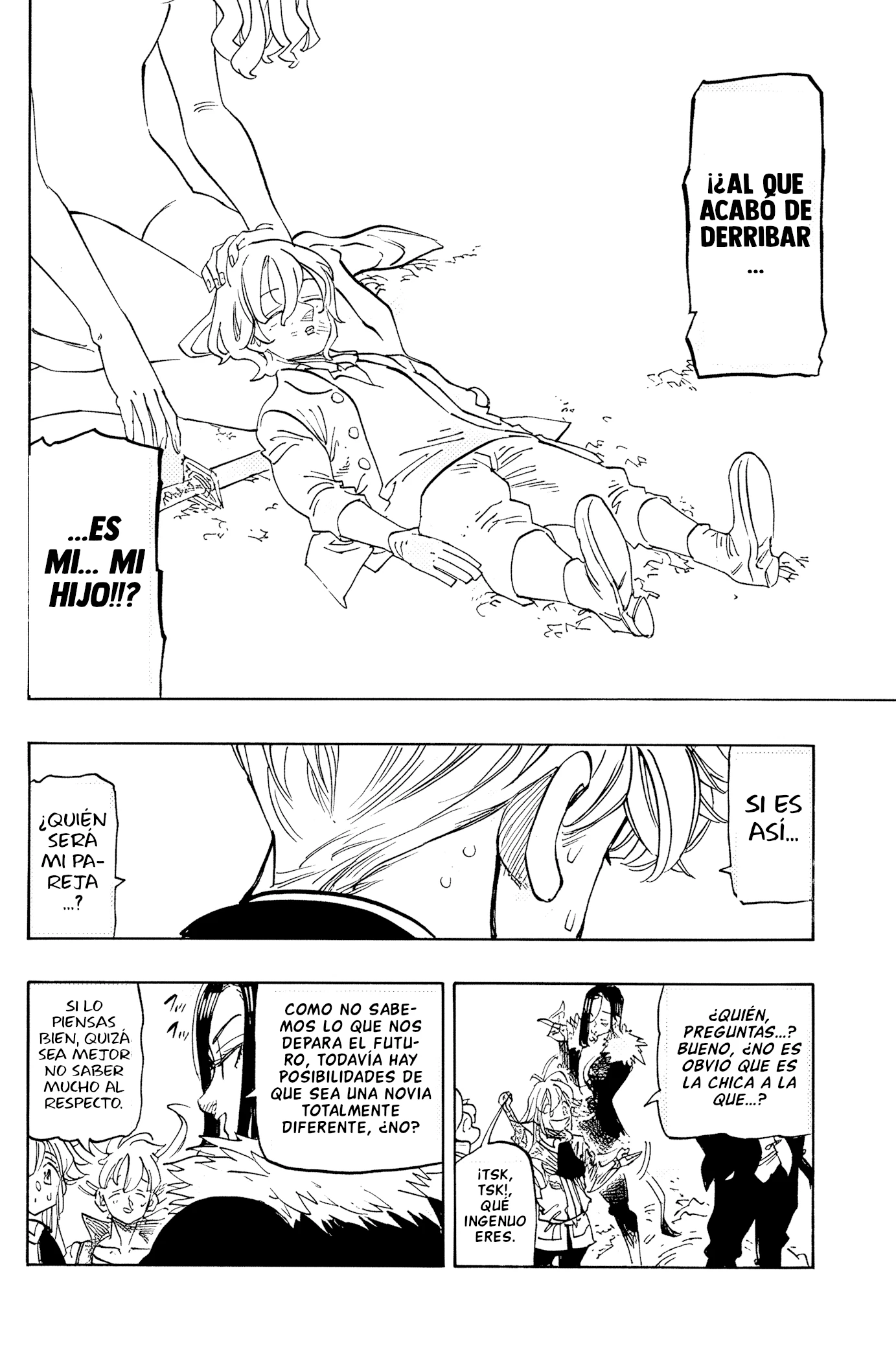 Mokushiroku no Yonkishi capítulo 246 página 8