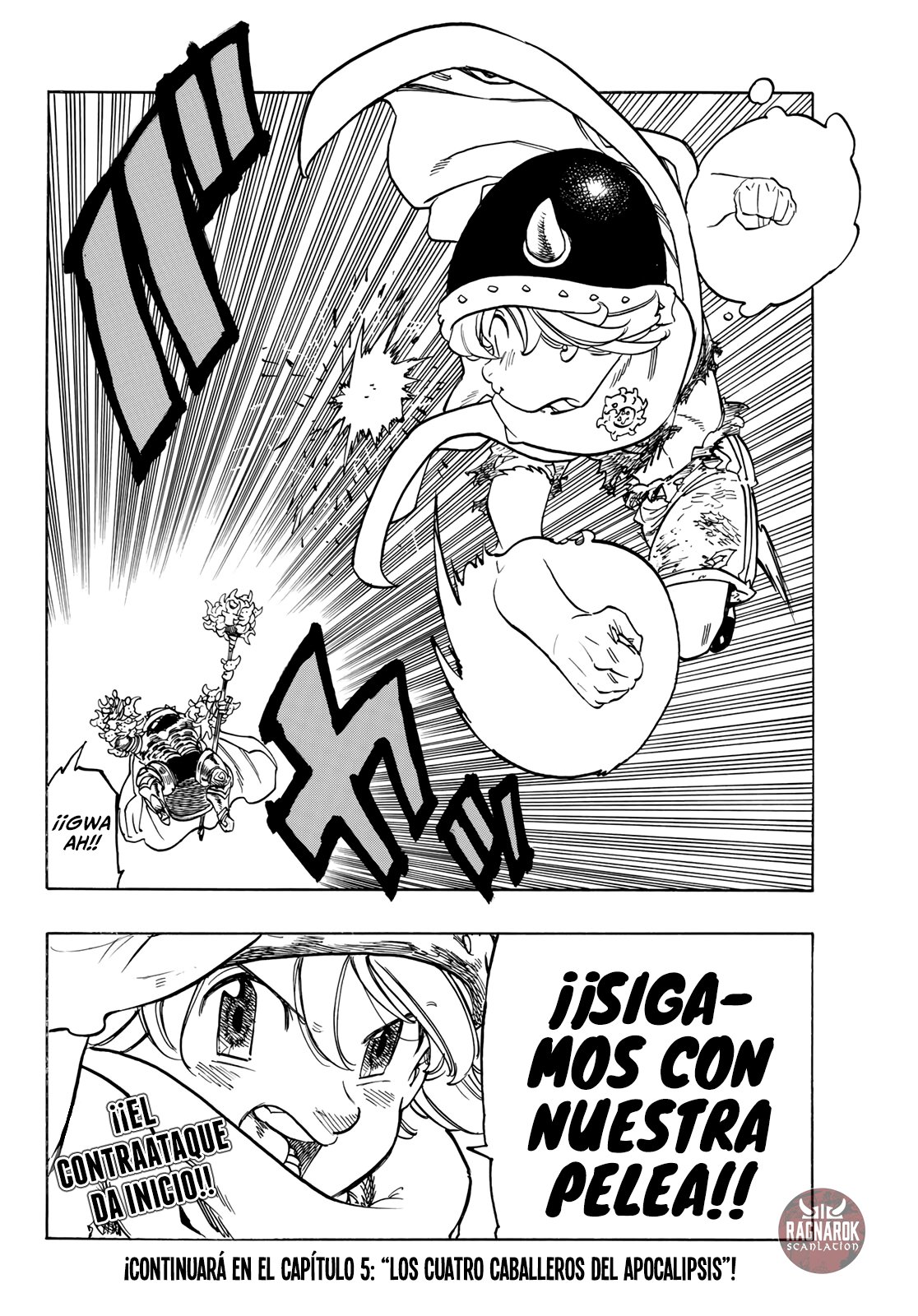 Mokushiroku no Yonkishi capítulo 4 página 22