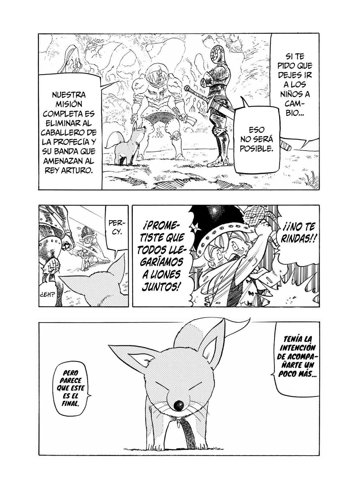 Mokushiroku no Yonkishi capítulo 48 página 8