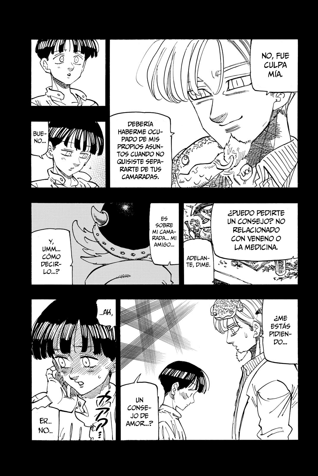 Mokushiroku no Yonkishi capítulo 90.6 página 6