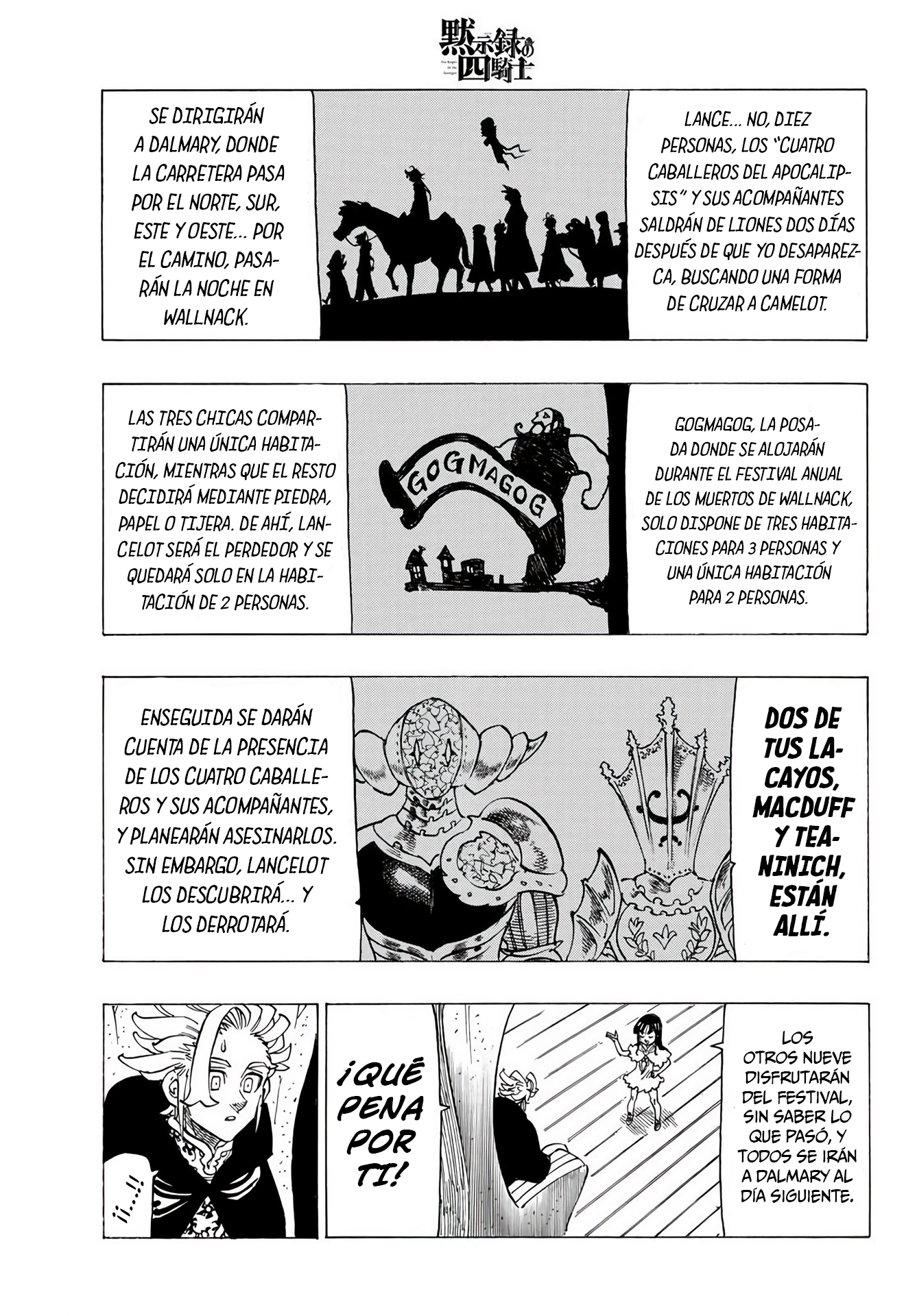 Mokushiroku no Yonkishi capítulo 91 página 19