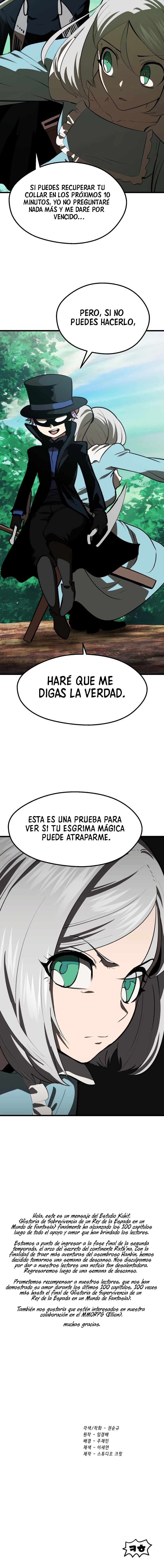 La Historia de Supervivencia de un Rey de la Espada en un Mundo de Fantasía capítulo 101 página 22