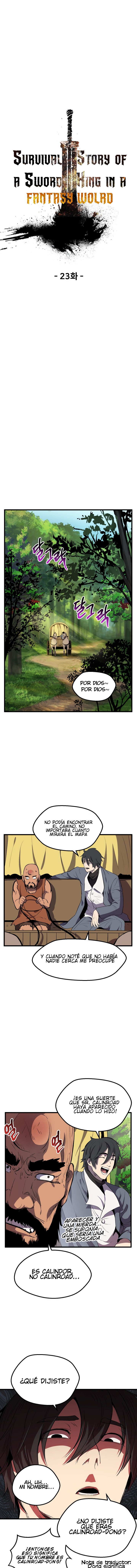 La Historia de Supervivencia de un Rey de la Espada en un Mundo de Fantasía capítulo 24 página 4