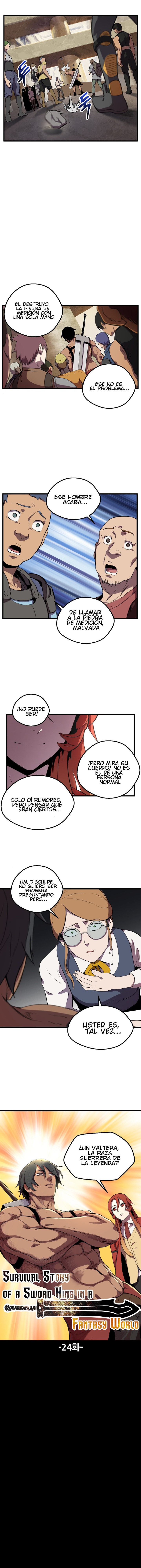 La Historia de Supervivencia de un Rey de la Espada en un Mundo de Fantasía capítulo 25 página 5