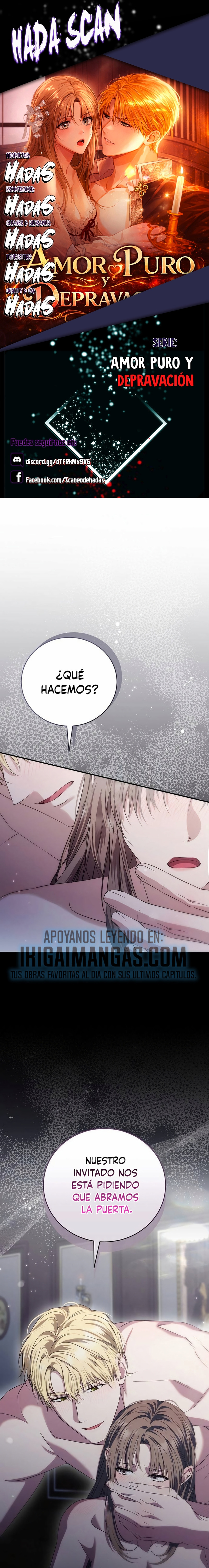 Amor puro y Depravación capítulo 19 página 1