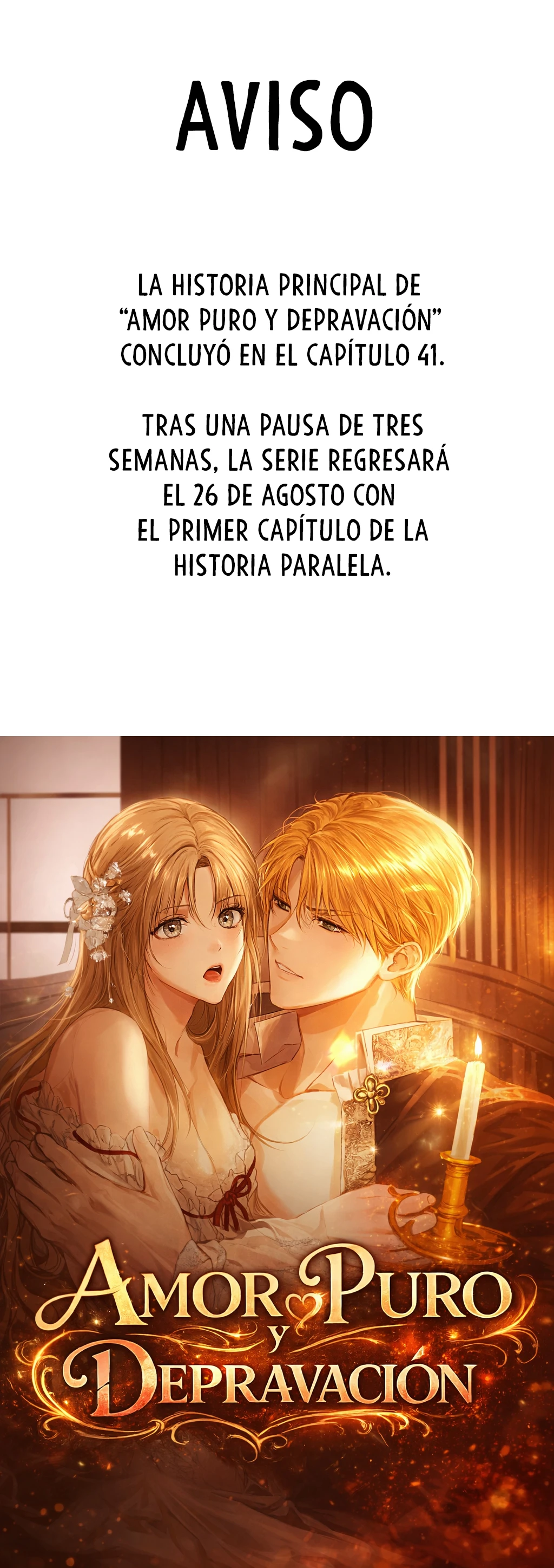 Amor puro y Depravación capítulo 41.5 página 1