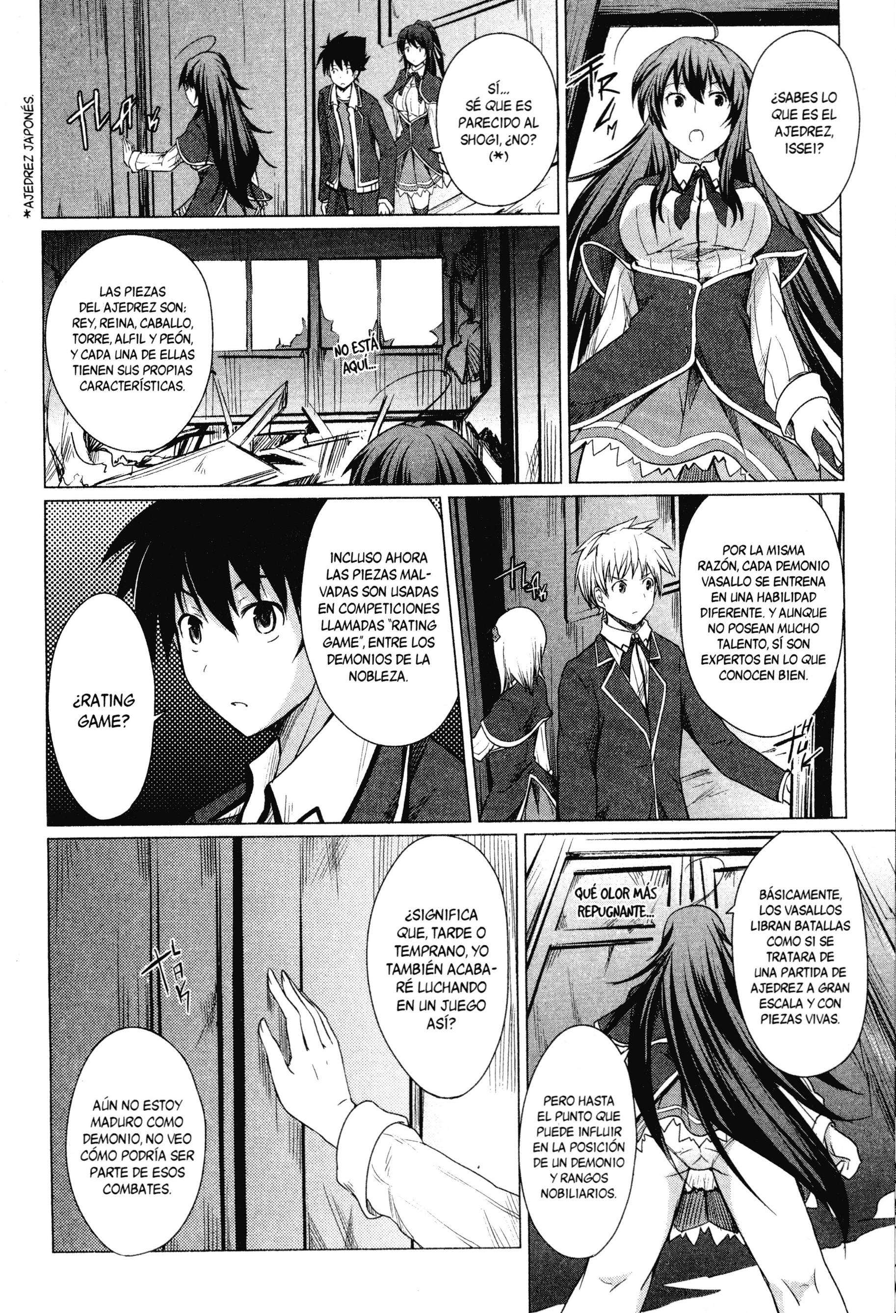 High School D×D capítulo 3 página 18