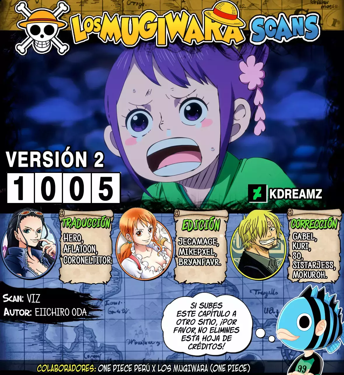 One Piece capítulo 1005.5 página 1