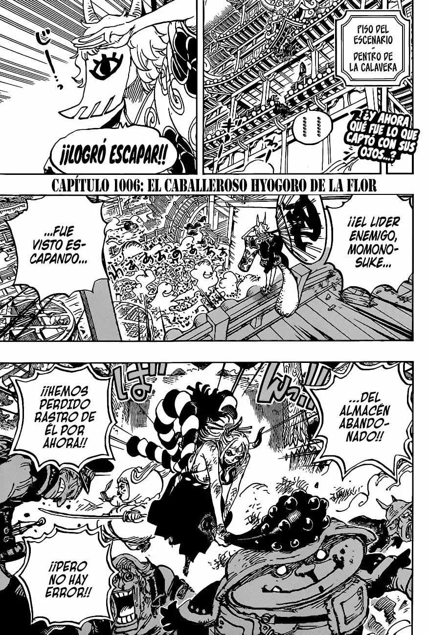 One Piece capítulo 1006 página 1