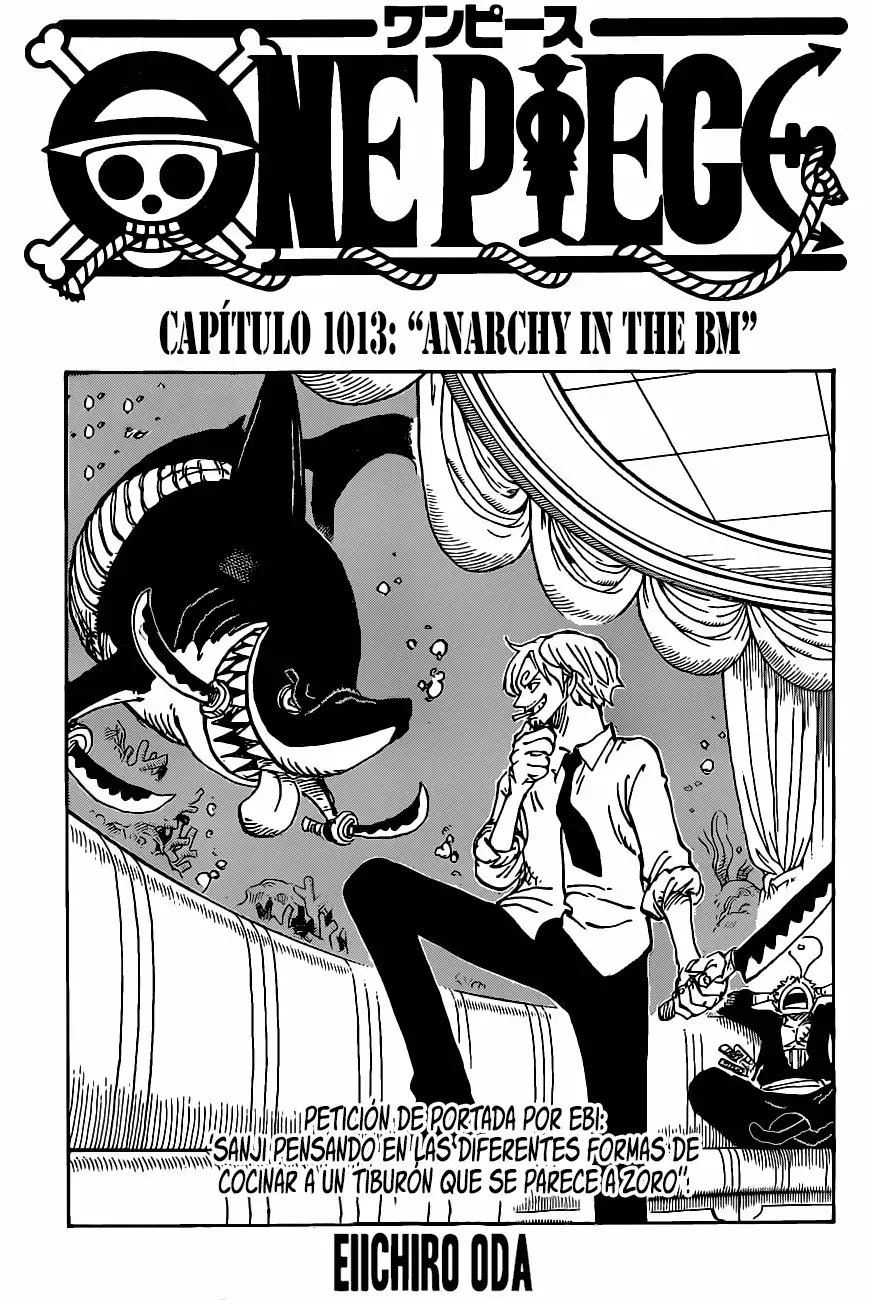 One Piece capítulo 1013 página 1