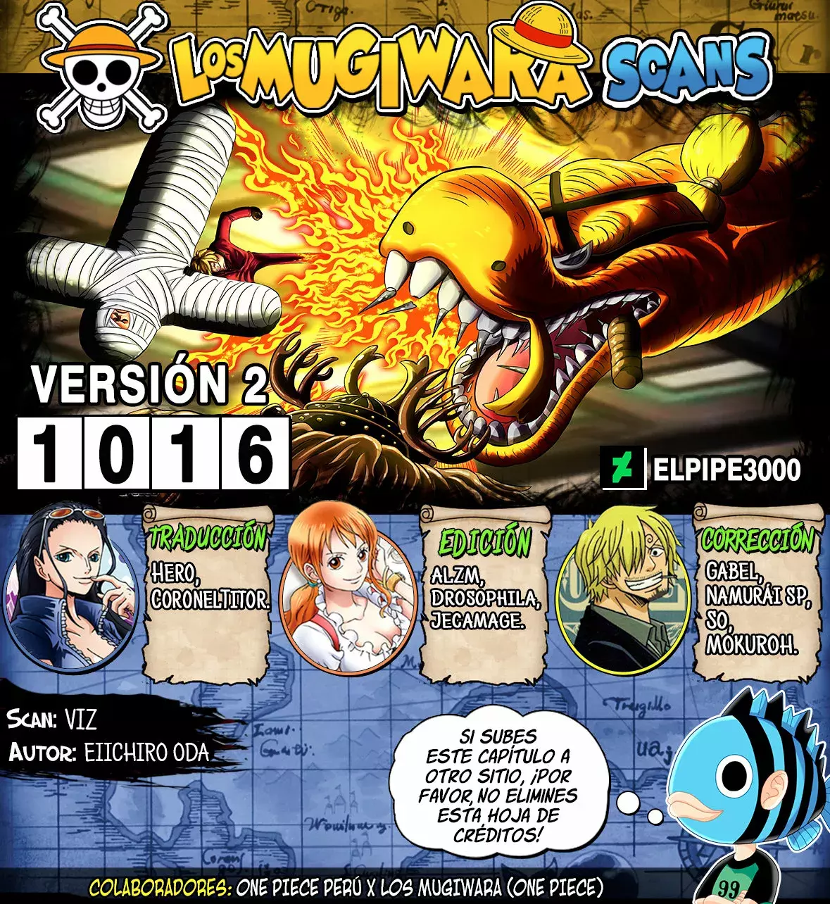 One Piece capítulo 1016.5 página 1