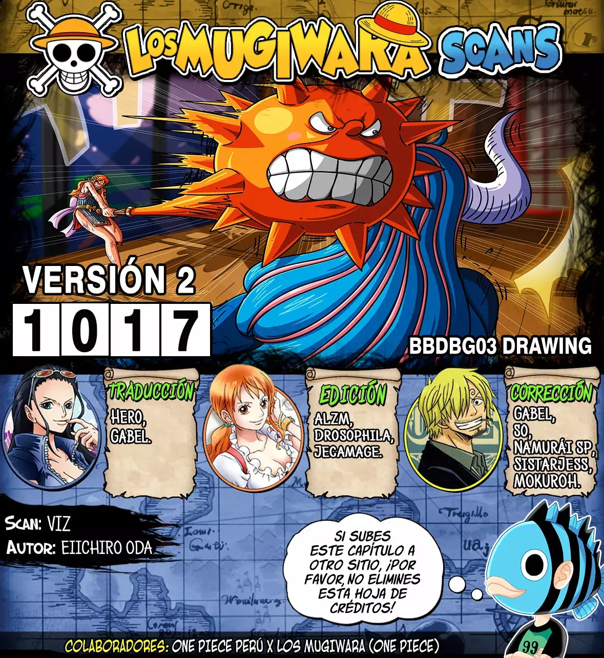 One Piece capítulo 1017.5 página 1