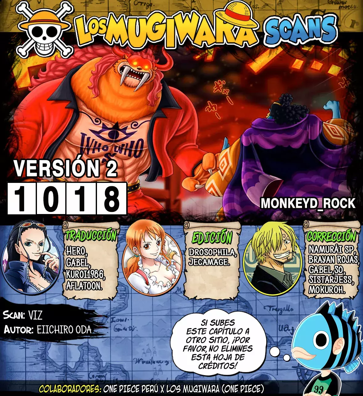 One Piece capítulo 1018.5 página 1
