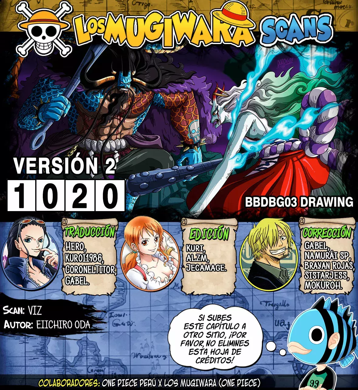 One Piece capítulo 1020.5 página 1