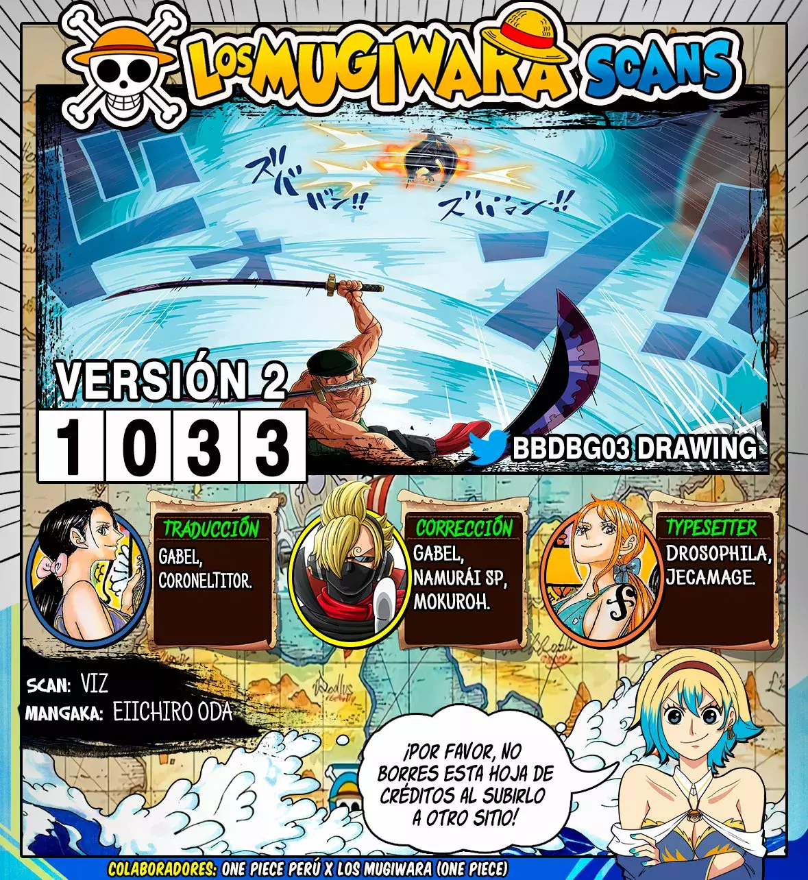 One Piece capítulo 1033.5 página 1