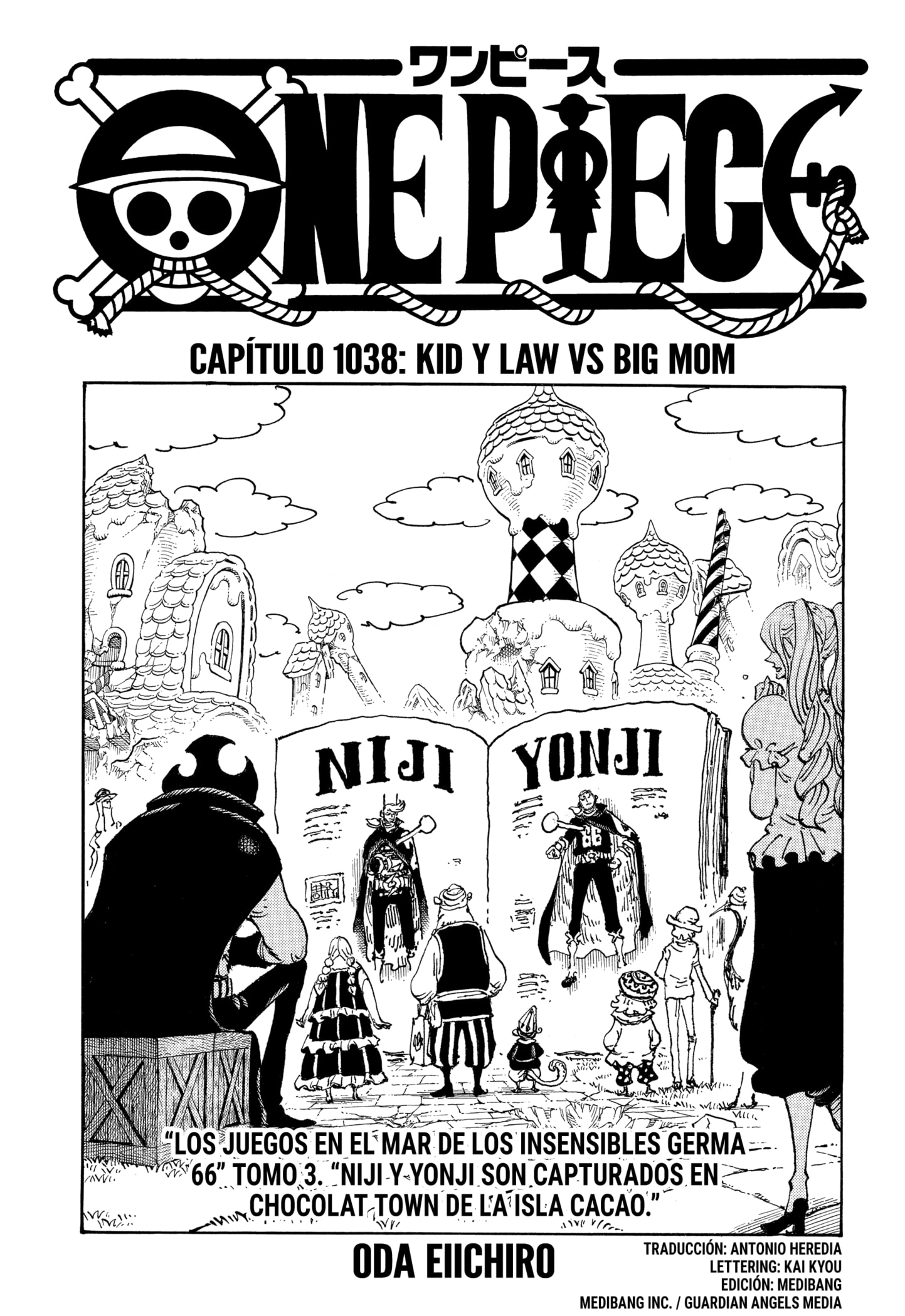 One Piece capítulo 1038 página 1