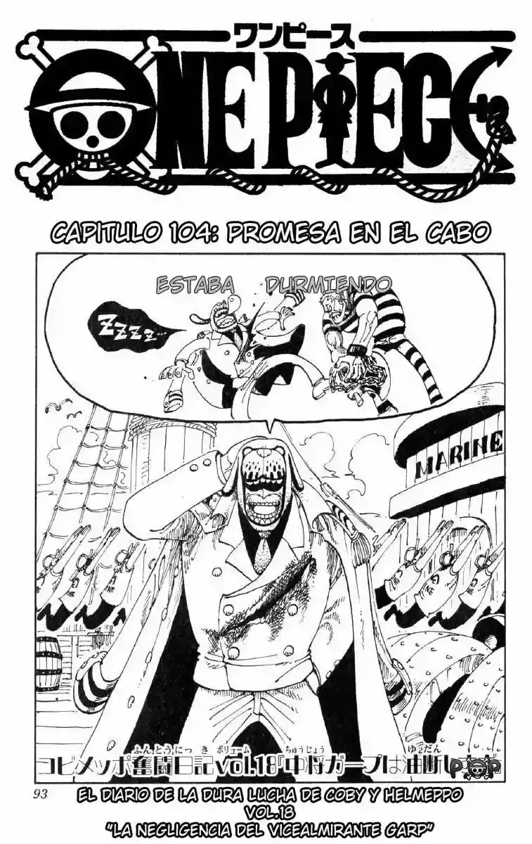 One Piece capítulo 104 página 1