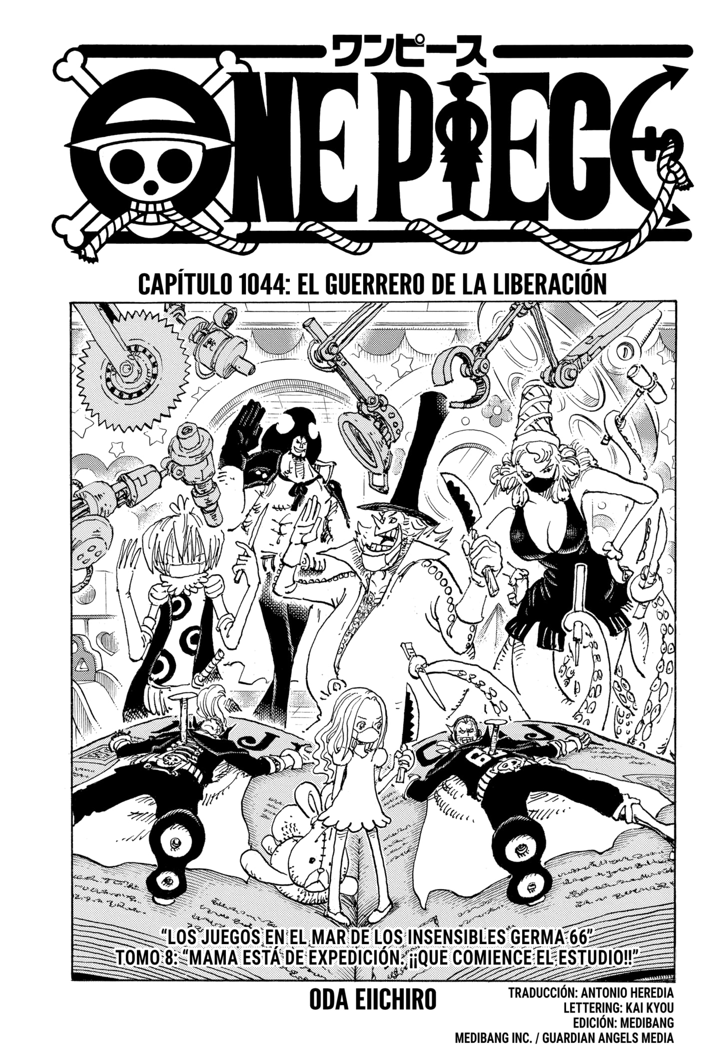 One Piece capítulo 1044 página 1