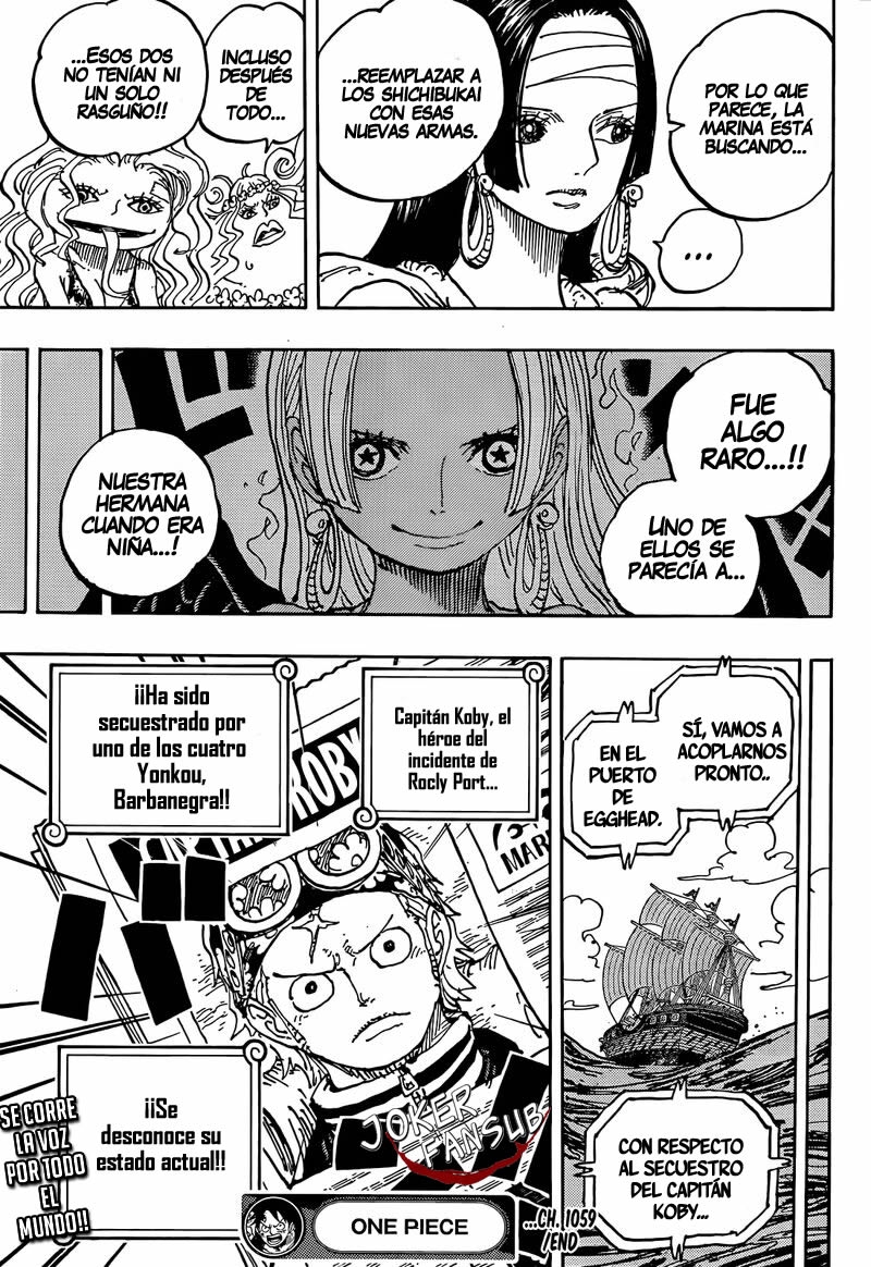 One Piece capítulo 1059 página 17