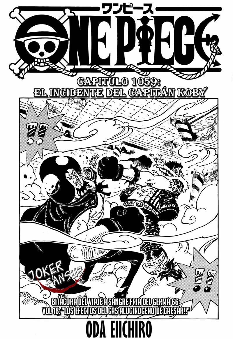 One Piece capítulo 1059 página 2