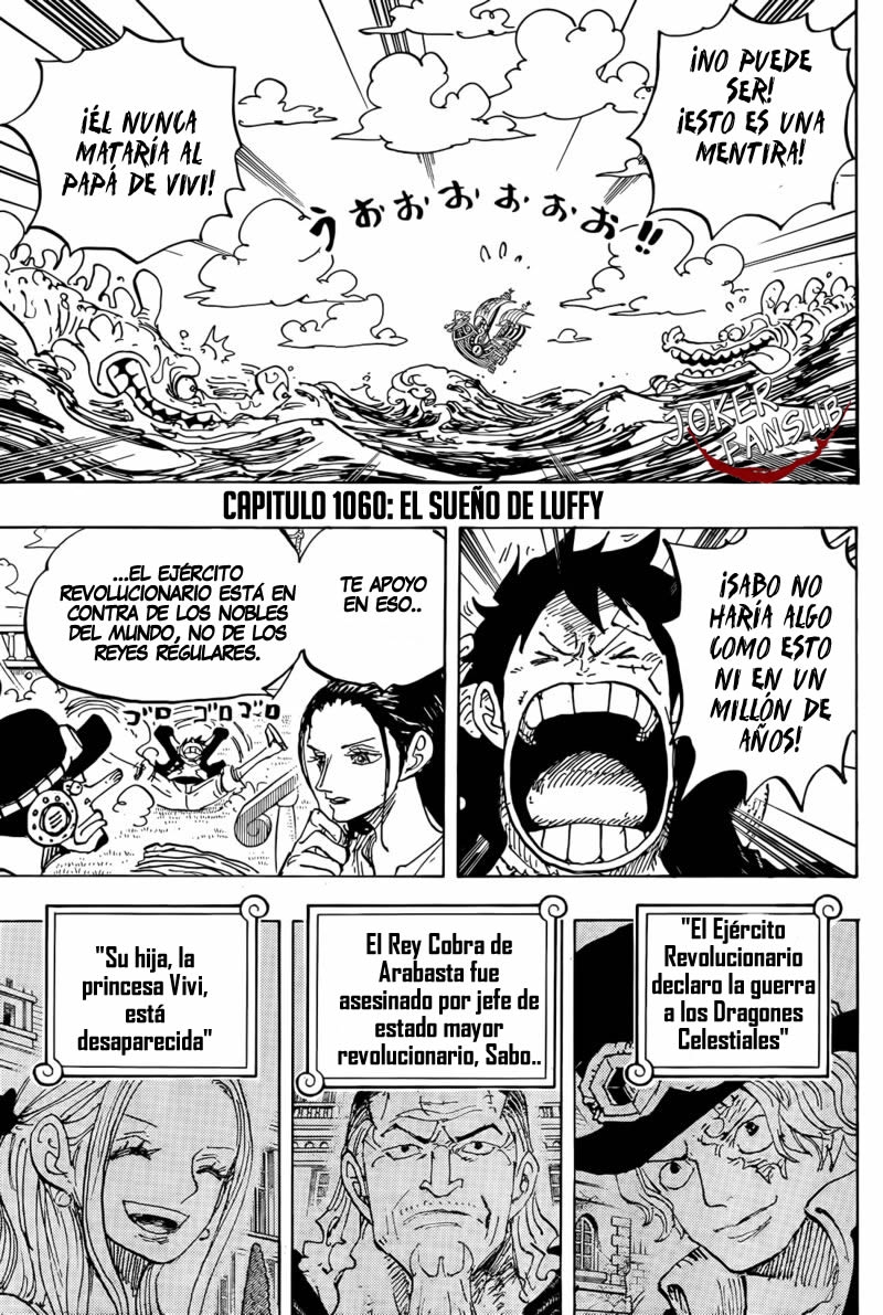 One Piece capítulo 1060 página 3
