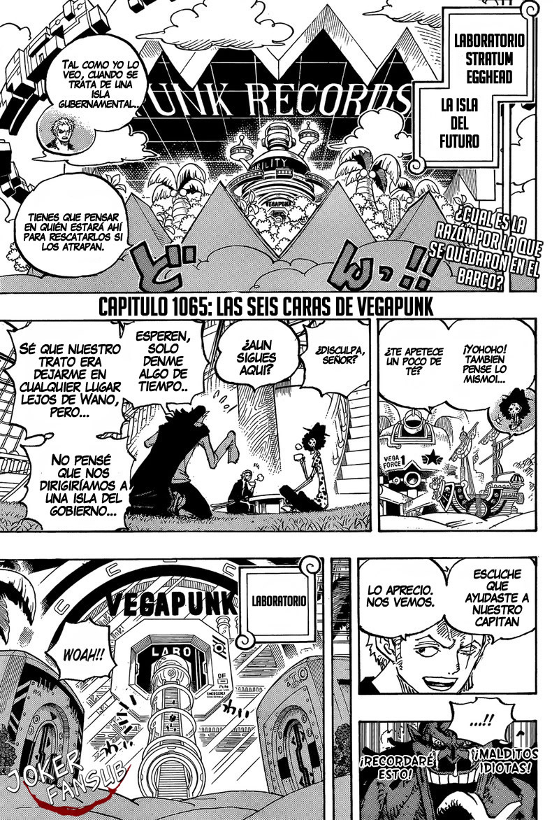 One Piece capítulo 1065 página 3