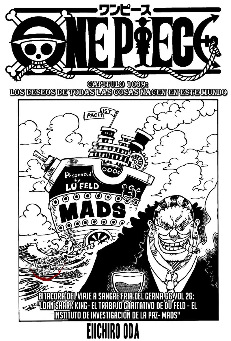 One Piece capítulo 1069 página 2