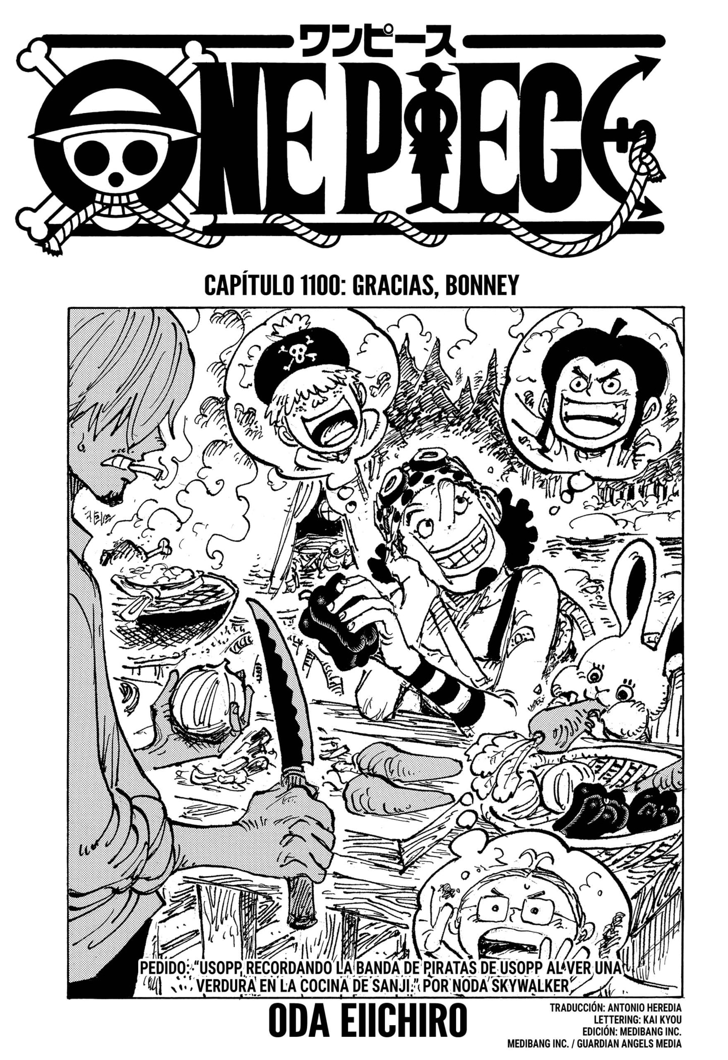 One Piece capítulo 1100 página 1
