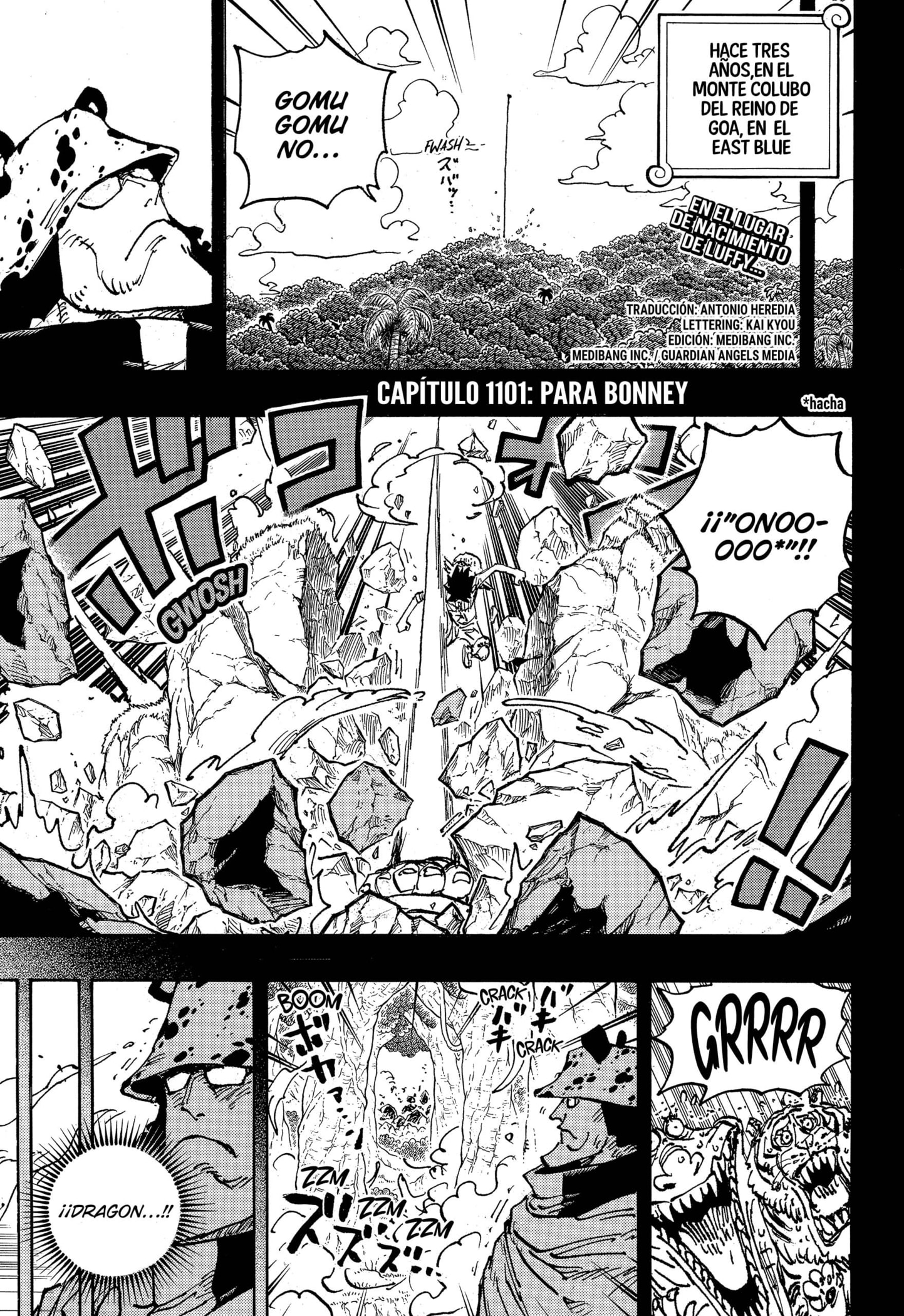 One Piece capítulo 1101 página 4