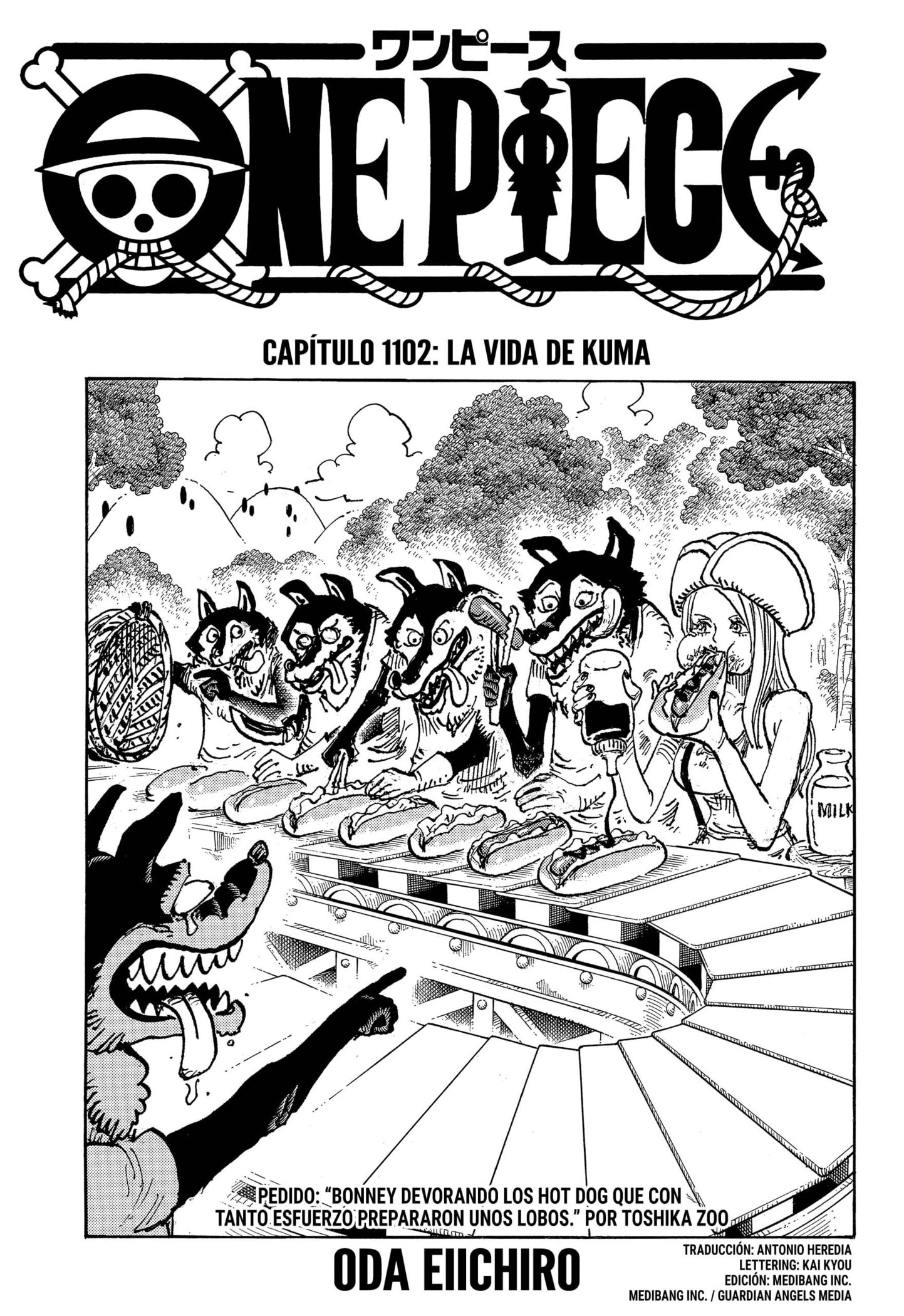 One Piece capítulo 1102 página 1